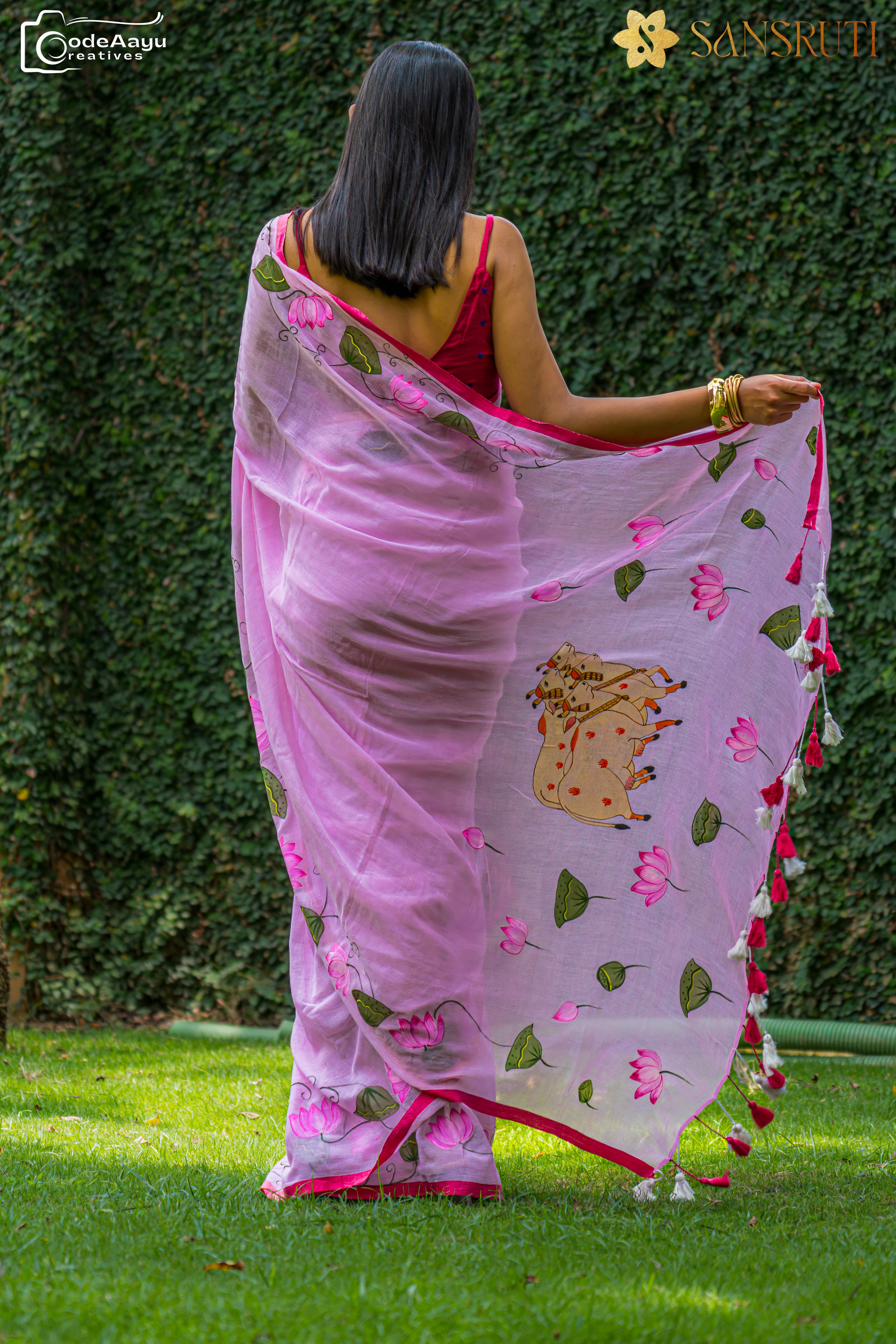 Gulabi Saaj Pichwai Saree