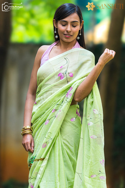 Hariyali Saaj Pichwai Saree
