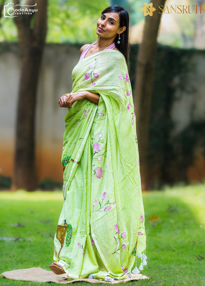 Hariyali Saaj Pichwai Saree
