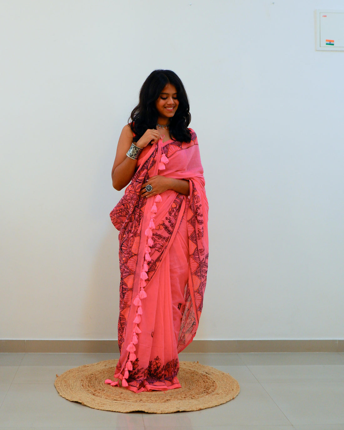 Regal Bloom Madhubani Saree